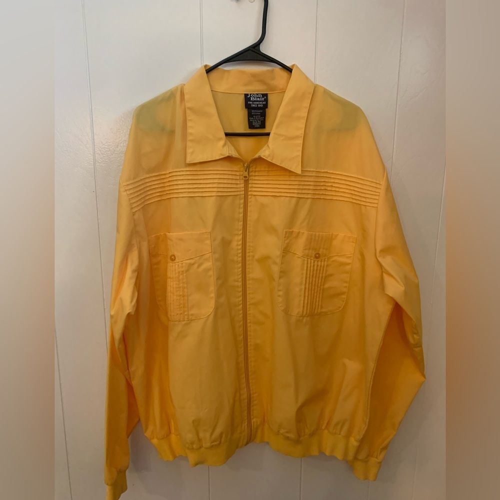 Vintage John Blair Zip Up Shirt XL